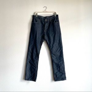 Paper Denim & Cloth Dark Wash Denim Straight Leg MEN'S Jeans